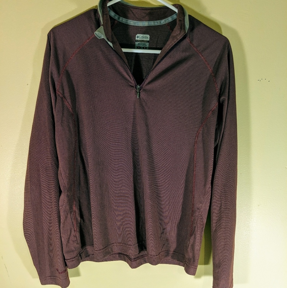 Womens Colombia Long Sleeve Athletic Tee Purple